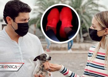 Mariana Rodríguez ignora a Samuel García ¡por unos tenis fosforescentes! (VIDEO)