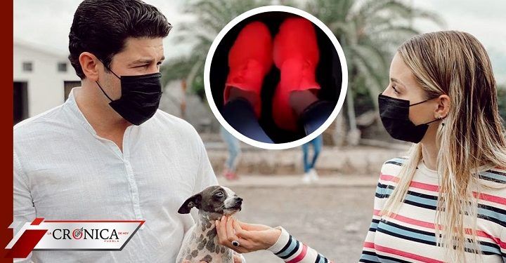 Mariana Rodríguez ignora a Samuel García ¡por unos tenis fosforescentes! (VIDEO)
