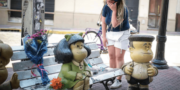 Tan de luto, como si Quino fuera un tío