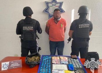Captura en Tlaxcalancingo a “El Alacrán”, objetivo prioritario del atlas delictivo