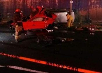 Mueren tres mujeres en accidente automovilístico en la Diagonal Defensores 