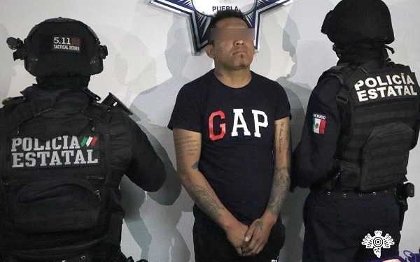 SSP Puebla capturó a «El Costras», multihomicida y narcomenudista del mercado Morelos
