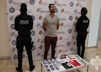 Policía Estatal detiene a cómplice del «Pelón», vendedor de drogas por redes sociales en Puebla