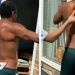 Hombre impacta a redes por su habilidad para exprimir una naranja ¡con la espalda!