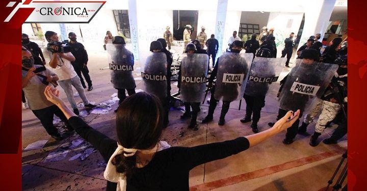CNDH informa que indagará sobre caso de violencia contra manifestantes en Cancún
