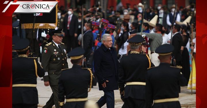 Ejército participa en ceremonia de la Revolución Mexicana y reitera apoyo a AMLO