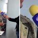 Para evitar la COVID-19: reportero de Televisa cubre micrófono con condón