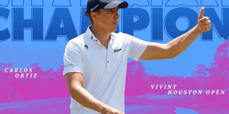 Carlos Ortiz, golfista mexicano, se adjudicó el Houston Open del PGA Tour