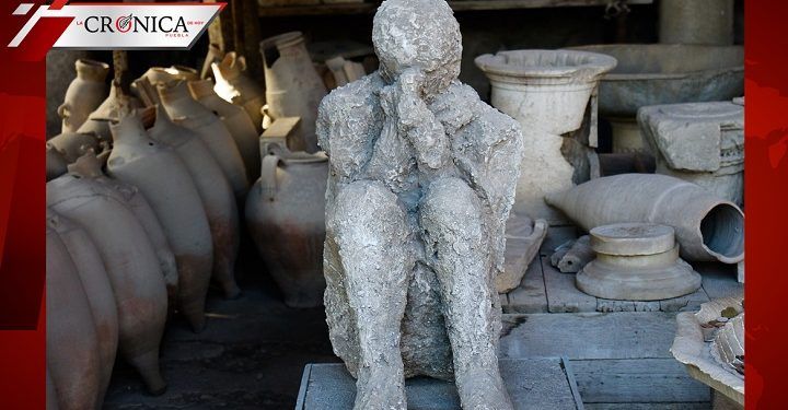 Descubren restos de 2 hombres que murieron hace casi 2 mil años en Pompeya