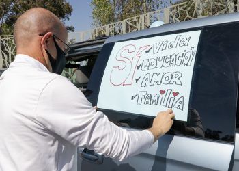 Frente por la Familia realiza movilización en Puebla contra legalización del aborto
