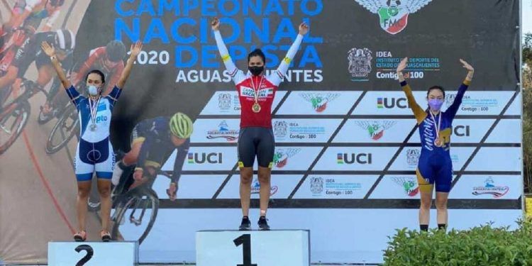 Ciclista mexicana va por buen camino rumbo a Tokio 2020