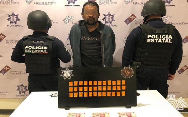 SSP asegura a narcomenudista de Coxcatlán