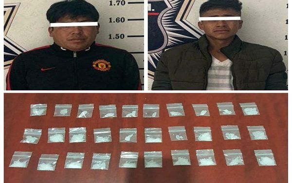 Policía Municipal de Texmelucan captura a narcomenudistas de «Los Moyos»