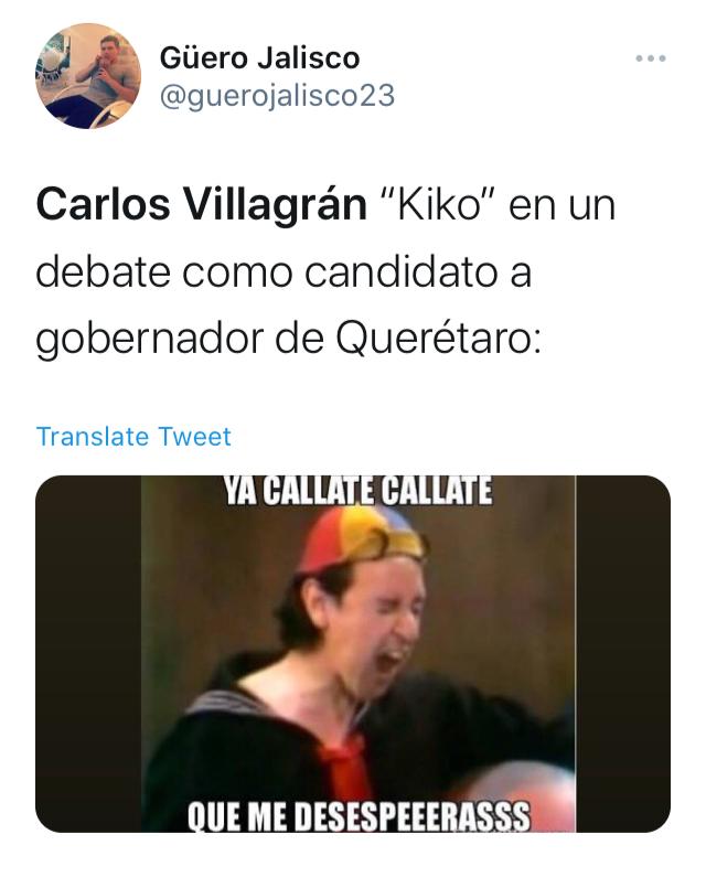 Carlos Villagrán, en elecciones 2021