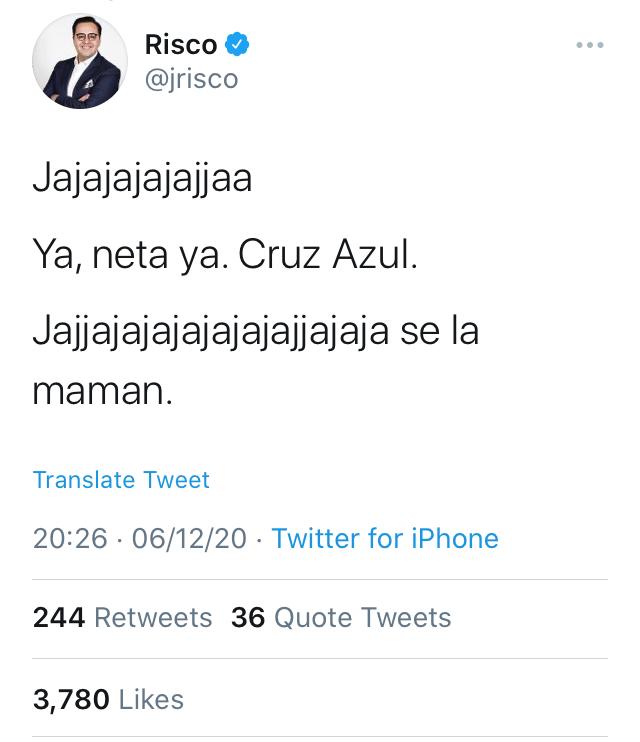 Cruzazulear debe estar en la RAE