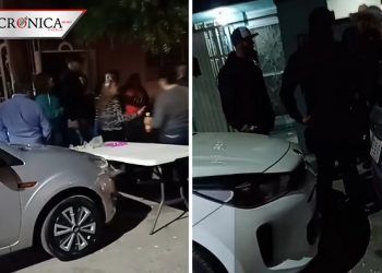 Familia realiza fiesta en Apodaca y policías llegan para suspender el evento