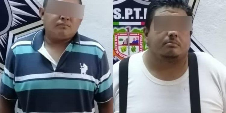 Caen dos presuntos narcovendedores en San Martín Texmelucan