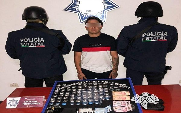 SSP asegura a delincuente de la banda de «La Patrona» y «El Costras» en Puebla