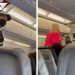 Pasajera evita uso de cubrebocas en avión y azafata la corre (VIDEO)