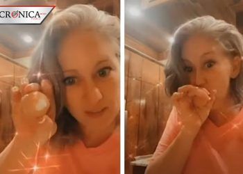Mujer se hace viral por mostrar cómo pela un huevo con la boca (VIDEO)