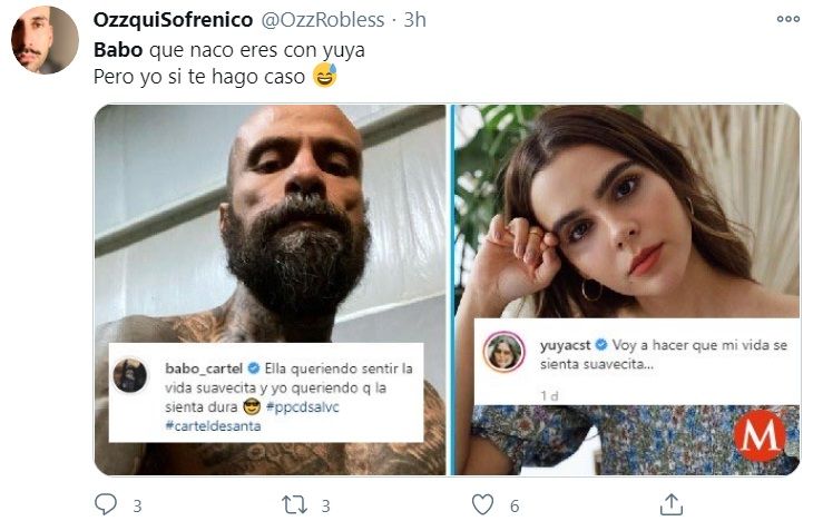 Tunden en redes a Babo, de Cartel de Santa, por supuesto acoso a Yuya |  Crónica Puebla