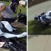 Hombre presume motocicleta nueva y sufre accidente después (VIDEO)