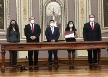 Congreso de Puebla recibe segundo informe de labores de Miguel Barbosa