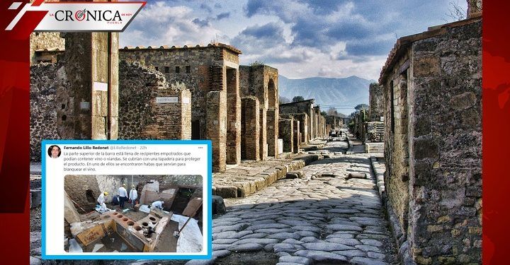 Descubren ‘puesto de comida rápida’ de hace casi 2 mil años en Pompeya