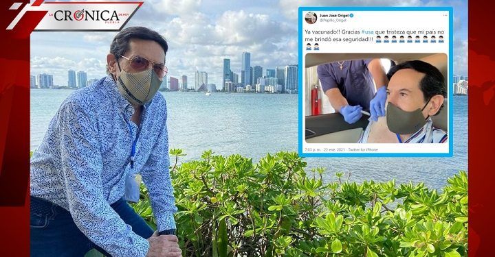 Critican a Pepillo Origel por viajar a Miami para recibir vacuna contra COVID-19