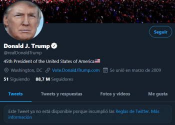 Donald Trump es bloqueado de Twitter