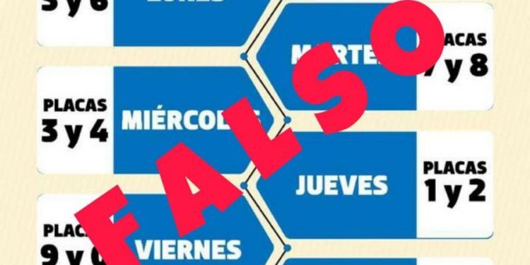 FALSO, en Puebla no se ha reestablecido el Hoy No Circula