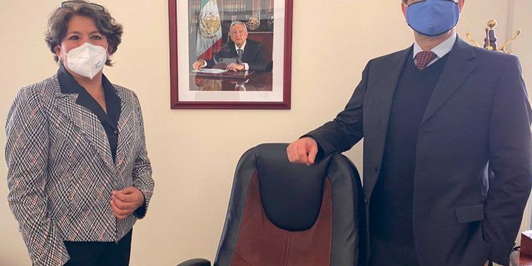 Delfina Gómez comienza a tomar posesión de la SEP
