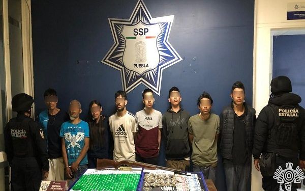 SSP captura a ocho delincuentes de «Los Angelinos 13» en Atlixco