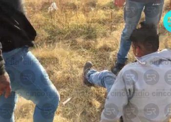 Dan golpiza a presunto ladrón en la colonia Ampliación Los Cerritos 