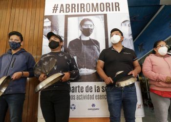 Restauranteros poblanos piden «Abrir o Morir» en tercer cacerolazo 