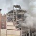 Explosión derrumba parte de un edificio en el centro de Madrid, España