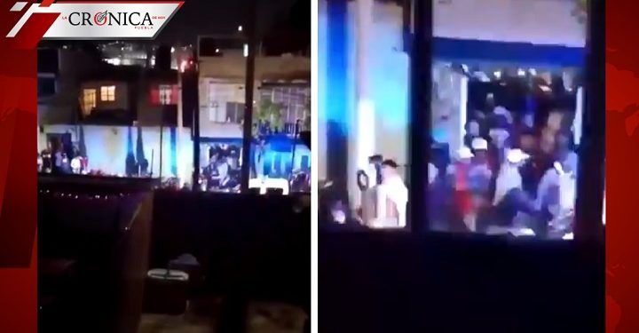 Captan desalojo de más de 100 personas en fiesta COVID-19 en Edomex (VIDEO)