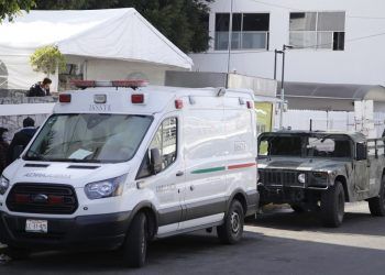 Ejército resguarda el ISSSTE Puebla a horas de iniciar vacunación contra el COVID-19