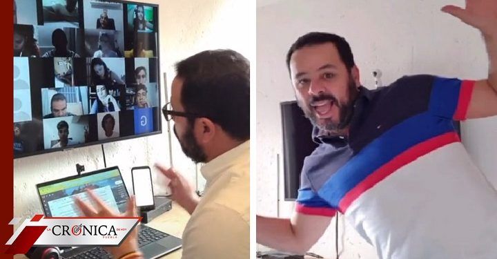 Maestro se hace viral por usar ritmo sonidero para saludar a sus alumnos (VIDEO)