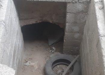 Hallan huachitúnel en predio abandonado de Texmelucan 