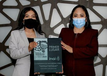 Recibe alcaldesa de Cuautlancingo permio por buenas prácticas personales 