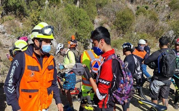 Localizan ilesos a los nueve ciclistas extraviados en El Aguacate, Puebla