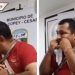 Difunden clip de alcalde de Colombia que usó cubrebocas como hilo dental