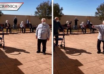 Abuelitos bailan y dan las gracias por recibir vacuna contra COVID-19 (VIDEO)