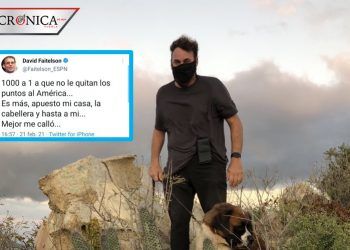 Apodan #LordDeudor a David Faitelson por apuesta sobre el Club América