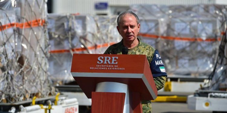 Rafael Ojeda, secretario de Marina, dio positivo a COVID-19 por segunda ocasión