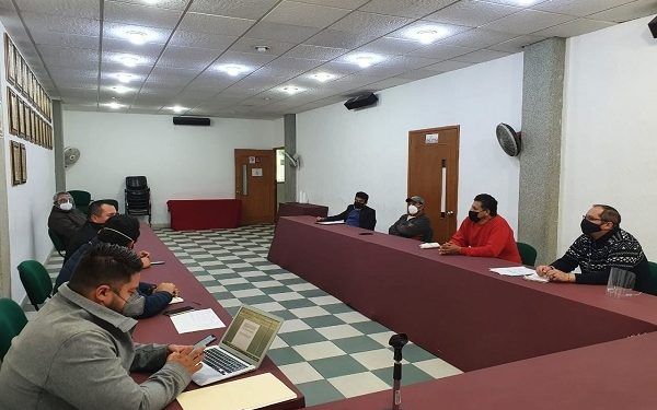 Ayuntamiento de Texmelucan realiza reunión de seguridad con vecinos de La Purísima