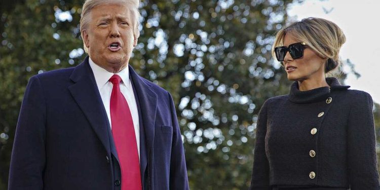 Trump y Melania se vacunaron en secreto antes de abandonar Casa Blanca
