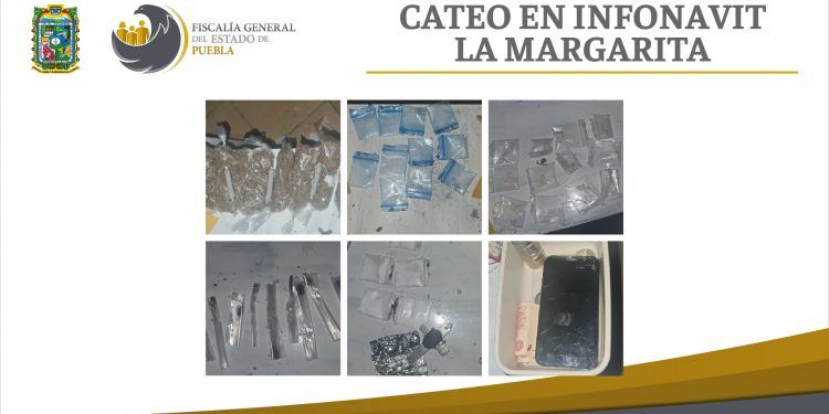 Catean casa de La Margarita; decomisan 52 dosis de drogas 