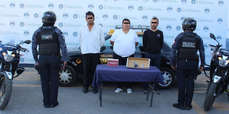 Seguridad Ciudadana de Puebla detiene a banda de asaltantes en Mayorazgo